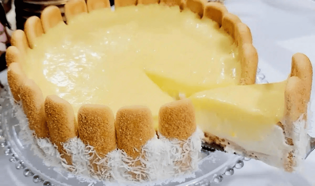 Torta de Limão com Bolacha Champagne