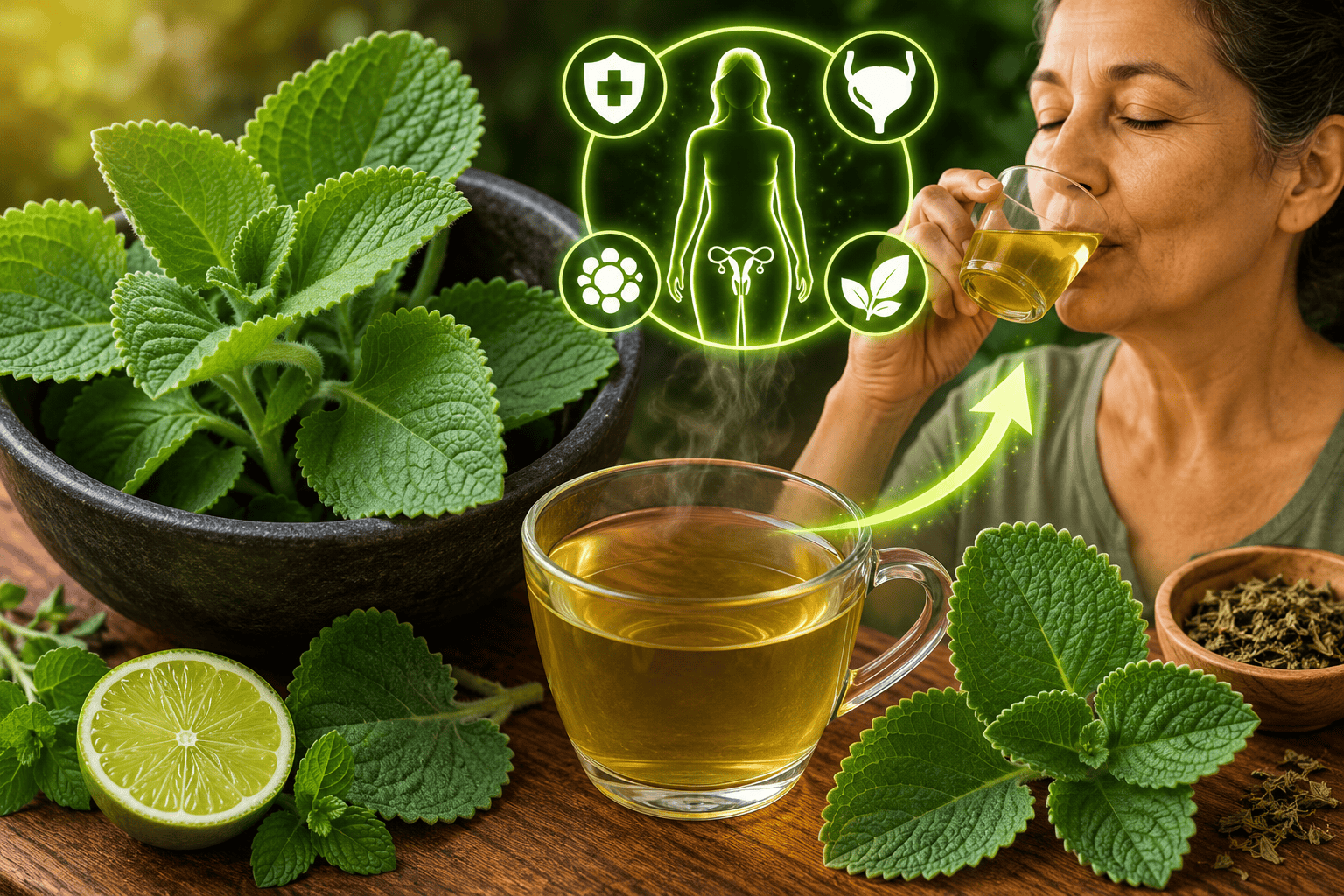 Chá de hortelã grossa: a receita natural que muita gente voltou a usar no dia a dia